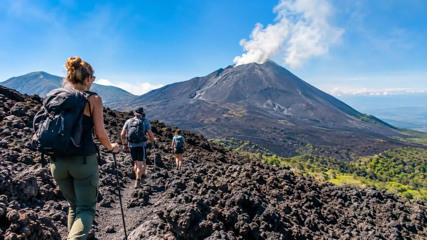 Pacaya Volcano Hike Difficulty: Distance, Elevation, and Time
