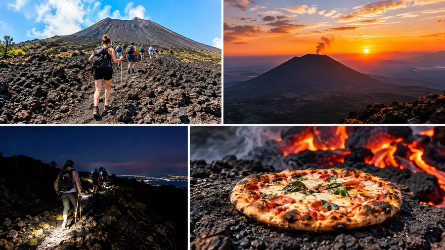 Pacaya Volcano Sunset, Night Hike, and Lava Pizza Guide