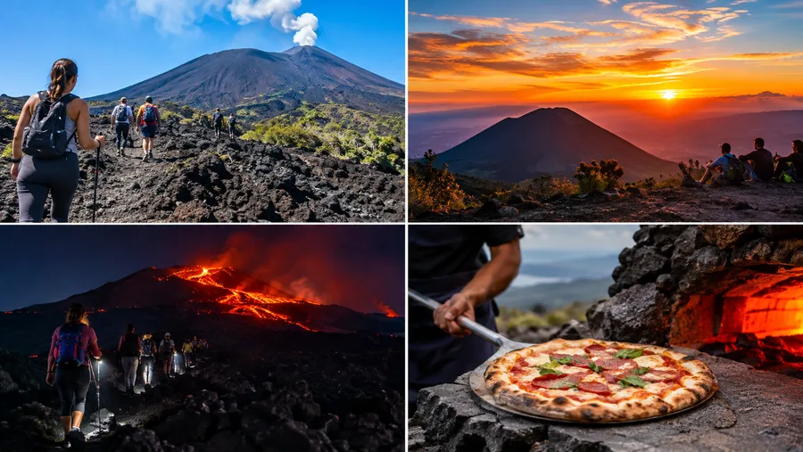 Pacaya Volcano Sunset, Night Hike, and Lava Pizza Guide